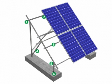 GT1 Ground Mount Solar Racking System