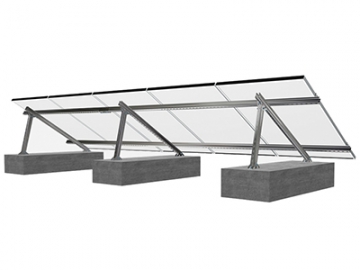 Rooftop Mounted Solar Panel Racking System Type RMIII
