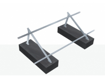 Rooftop Mounted Solar Panel Racking System Type RMIII