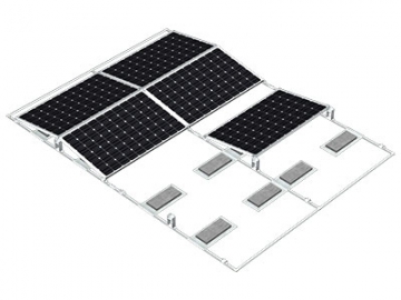 Rooftop Mounted Solar Racking System (Symmetric Solar Panel)
