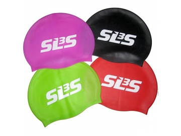 Silicone swimming cap