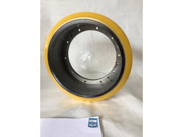 To 1500kg Heavy Duty Polyurethane Tyred Wheels