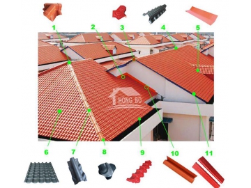 ASA Synthetic Resin Tile  (R-1030)