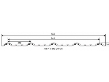 ASA-UPVC Roofing Sheet (T-1130)