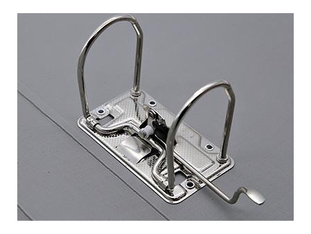 Metal lever arch mechanism for lever arch files and holders
