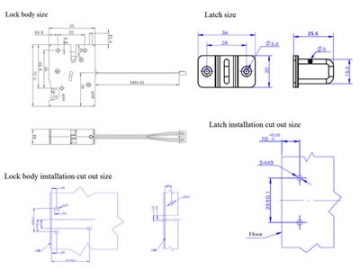 DS635-9B Electromechanical Lock