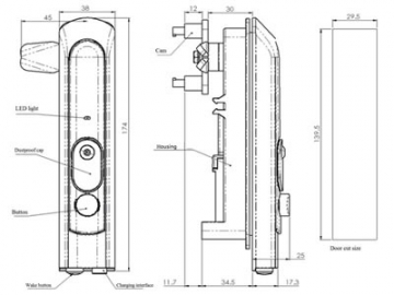 DS712-9 Electromechanical Lock