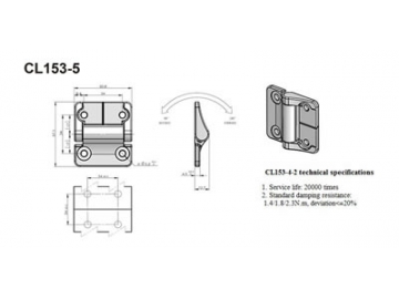 CL153-5/ CL153-4-2 Resistance Hinge