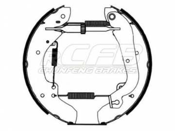 Brake Shoes for Citroen