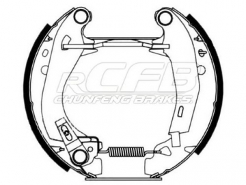 Brake Shoes for Peugeot