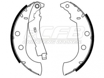 Brake Shoes for Peugeot