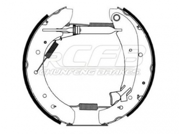 Brake Shoes for Peugeot