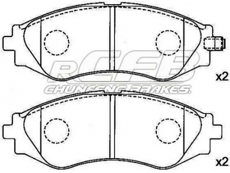 Brake Pads for Daewoo Passenger Vehicle
