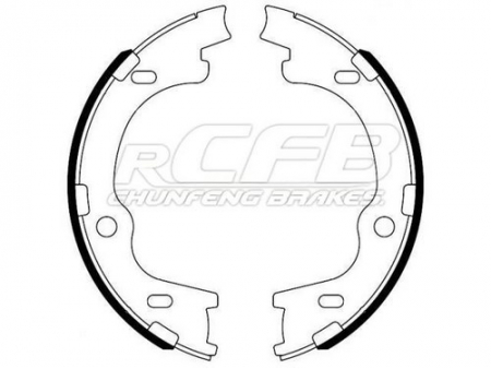 Brake Shoes for Hyundai