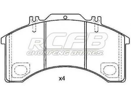 Brake Pads for Iveco Passenger Vehicle