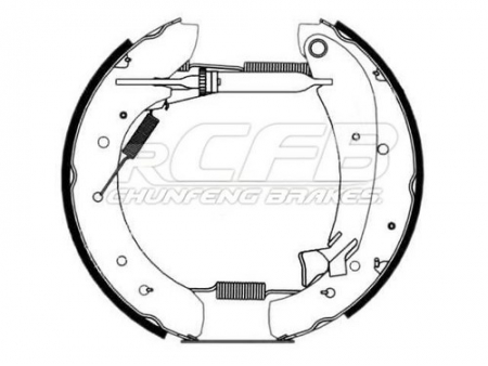 Brake Shoes for Peugeot