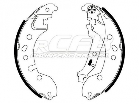 Brake Shoes for Smart