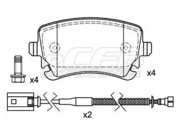 Brake Pads for Audi Passenger Vehicle