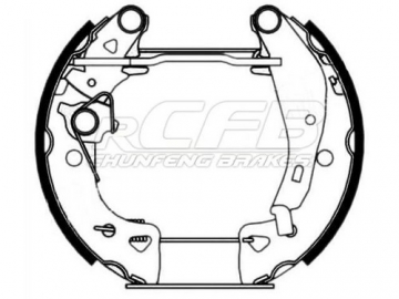 Brake Shoes for Citroen