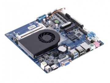 QM9600/QM9700 Mini-ITX Motherboard, 6th/7th Gen Intel Core-i/ Celeron Processors, DC-Power