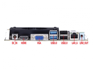 M818SE Mini-ITX Motherboard, 6th/7th Gen Intel® Skylake/ Kaby lake Processors, DC-Power