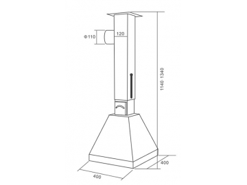 Telescopic Local Extractor for Atom Absorption Hood
