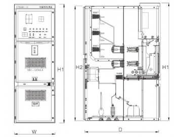 12/24kV Medium-voltage Metal-clad Switchgear, KYN28A