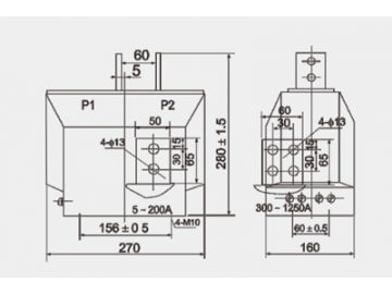 Medium Voltage Indoor Current Transformer, LZZBJ9-10