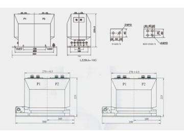 Medium Voltage Indoor Current Transformer, LZZBJ9-10