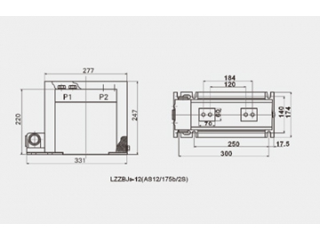 Medium Voltage Indoor Current Transformer, LZZBJ9-12