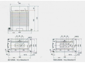 Medium Voltage Current Transformer, LZZBJ9-36-250W1G1