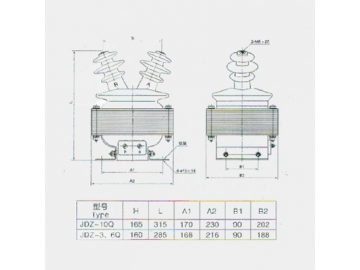 Medium Voltage Outdoor Voltage Transformer, JDZ/JDZJ-6/10