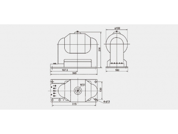 Medium Voltage Outdoor Voltage Transformer, JDZX9-6/10