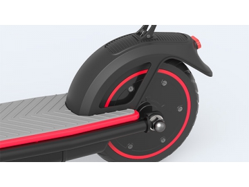 Electric Kick Scooter, 380W Rear-wheel Drive, 8.5" Solid Rubber Tire, 858 Series Commuter Scooter