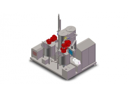 Compact Batter Mixing System for Chiffon Cake