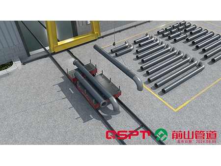 Modular Carrier Type Prefabricated Pipe Spool Production Line