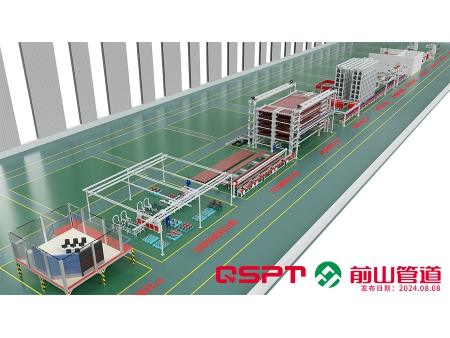 Pallet Carrier Type Prefabricated Pipe Spool Production Line