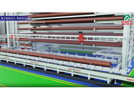 Pallet Carrier Type Prefabricated Pipe Spool Production Line