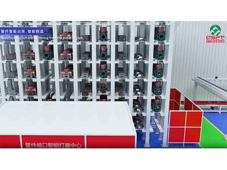 Pallet Carrier Type Prefabricated Pipe Spool Production Line