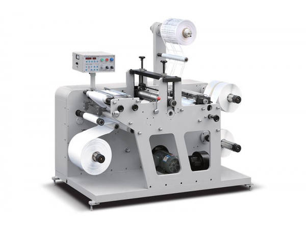 Slitting Machine with Rotary Die Cutting Station | DK-450G | Weigang | ETW