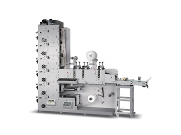 Flexo Printing Machine with Tripe Rotary Die Cutting Stations, ZBS-450G