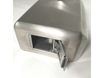 1000ML Stainless Steel Liquid Soap Detergent Dispenser with Brass Push Button