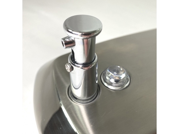 1000ML Stainless Steel Liquid Soap Detergent Dispenser with Brass Push Button