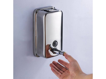 1300ML Stainless Steel Wall Mounted Stainless Steel Manual Soap Dispenser
