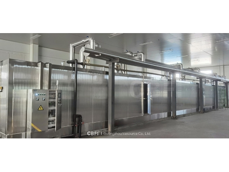 2 Tons Tunnel Freezer for Broccoli and Cabbage in China