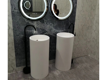 Artificial Stone Pedestal Sink PS-6602