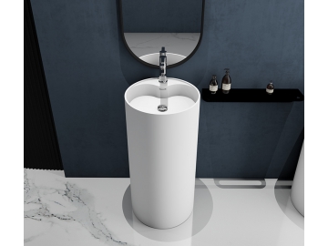 Artificial Stone Pedestal Sink PS-6608