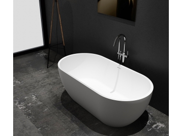 Solid Surface Artificial Stone Bathroom Tub PS-8810