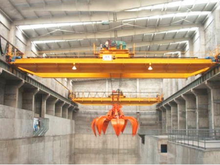 Bridge Crane with Grab Bucket