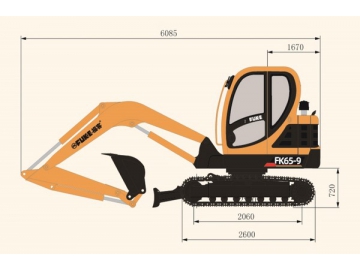 Crawler Excavator, FK65-9